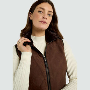 Dubarry Women's Ballyhale Gilet in Walnut