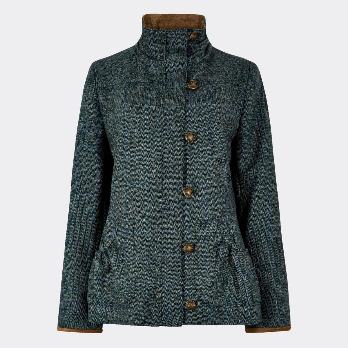 Dubarry Women's Bracken Tweed Jacket in Mist