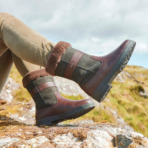Dubarry Women's Foxrock Boots in Black & Brown