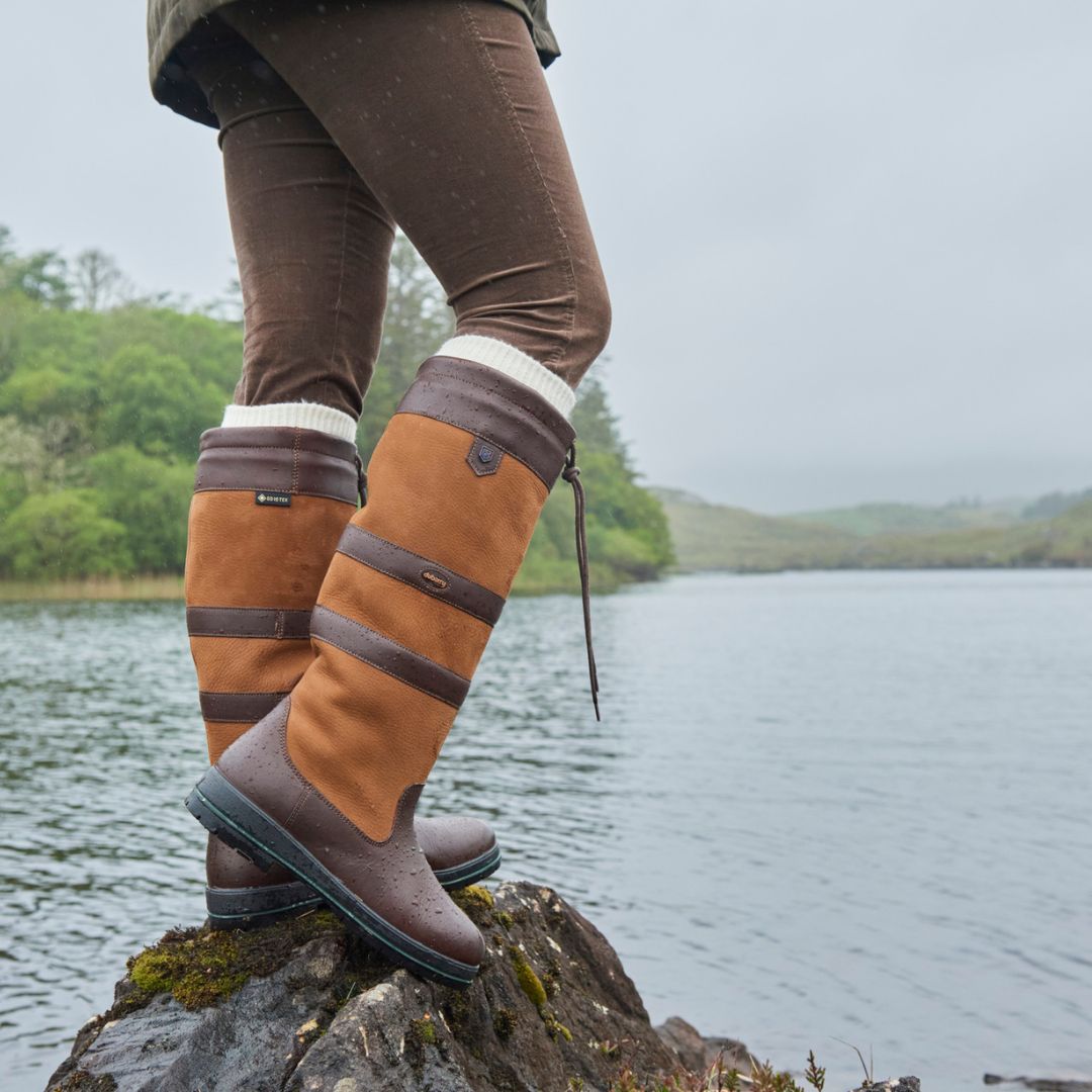 Dubarry Women's Galway Country Boot in Brown