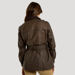 Dubarry Women's Gandon Wax Cotton Coat in Café
