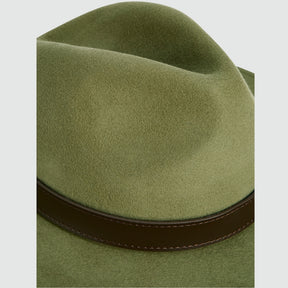 Dubarry Women's Hawswood Felt Fedora in Olive