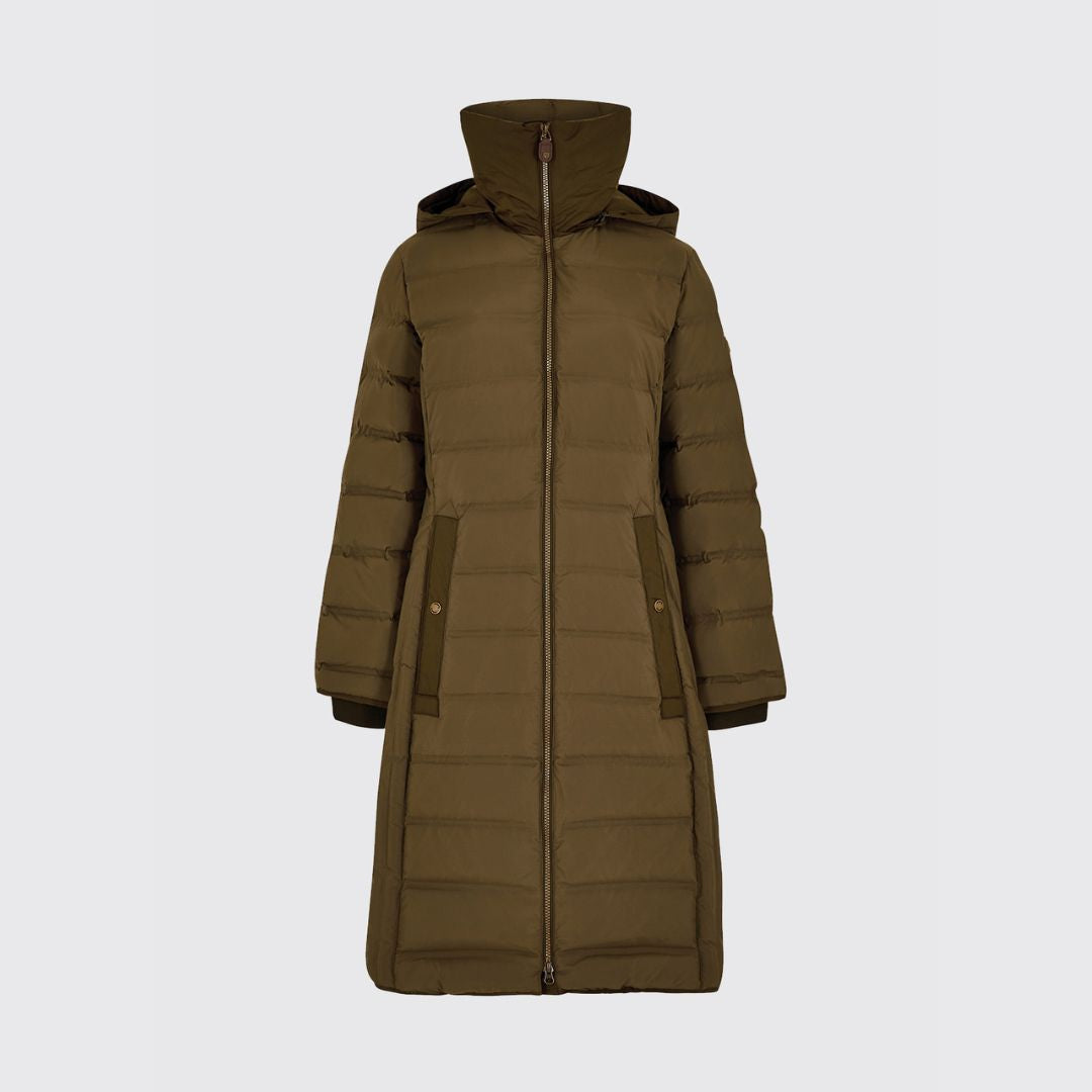 Dubarry Women's Meyers Long Length Coat in Breen