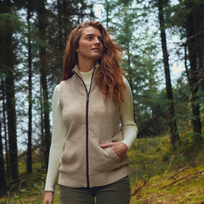 Dubarry Women's Sheedy Knit Gilet in Oak