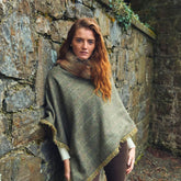 Dubarry Women's Silverfir Tweed Poncho in Thistle