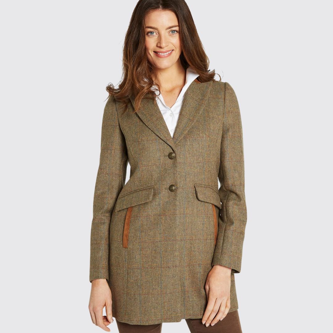 Dubarry Women's Treefern Tweed Jacket in Burren