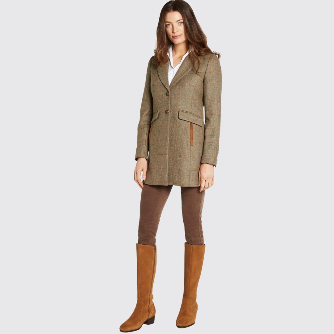 Dubarry Women's Treefern Tweed Jacket in Burren