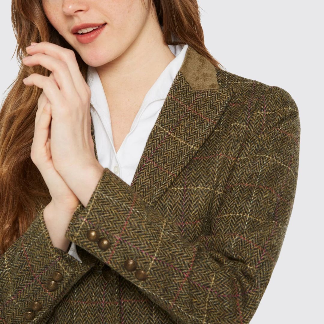 Dubarry Women's Treefern Tweed Jacket in Thistle