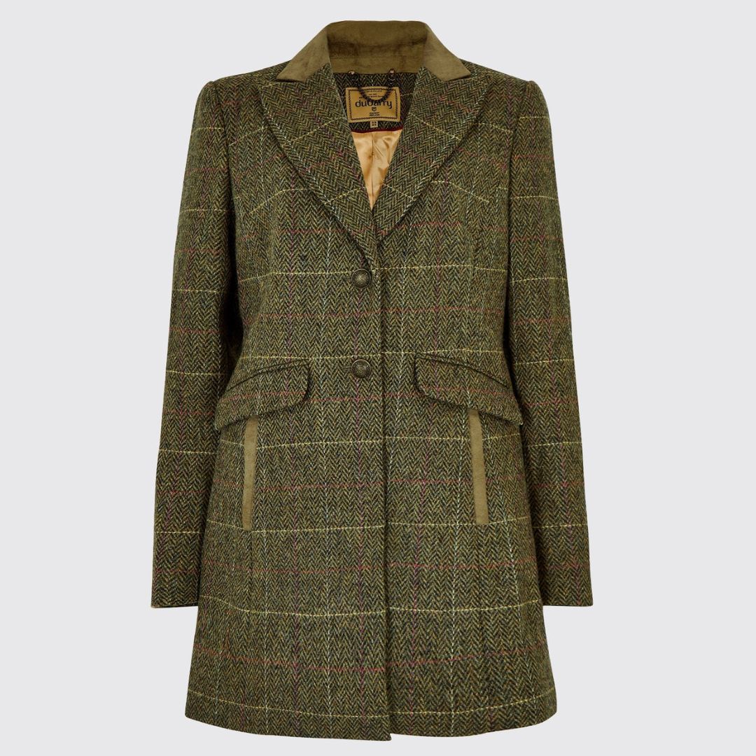 Dubarry Women's Treefern Tweed Jacket in Thistle