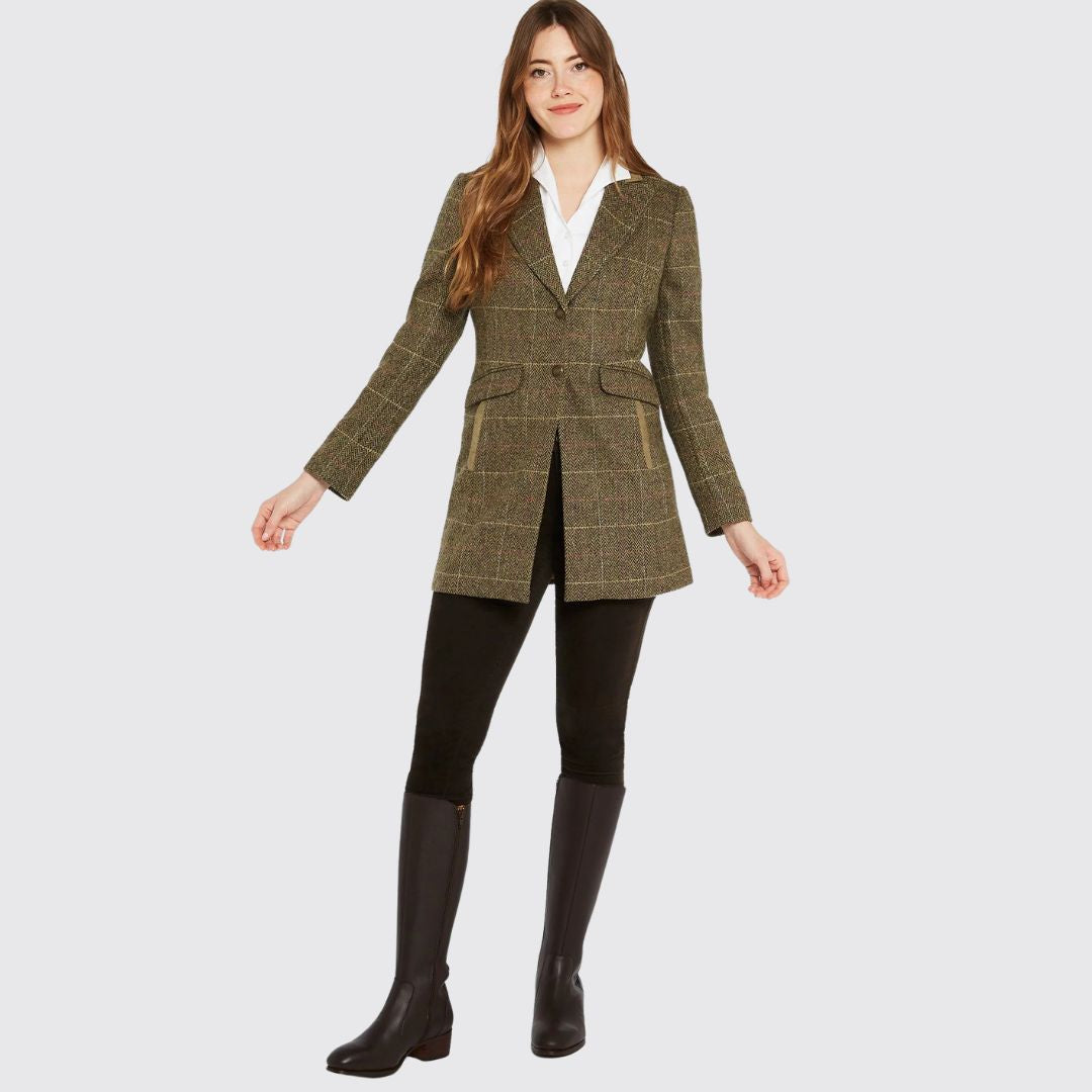 Dubarry Women's Treefern Tweed Jacket in Thistle