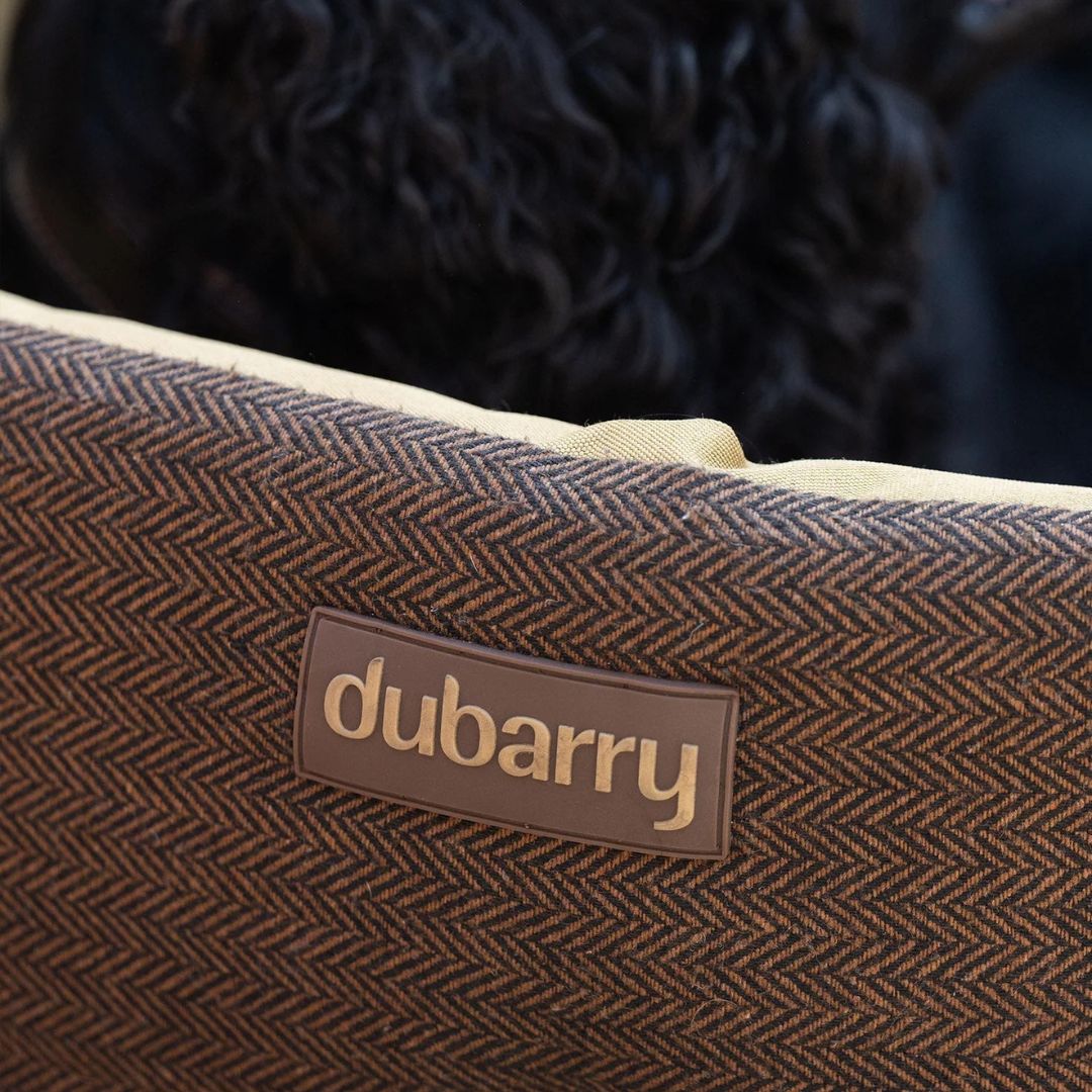 Dubarry Buster Tweed Dog Bed in Mocha