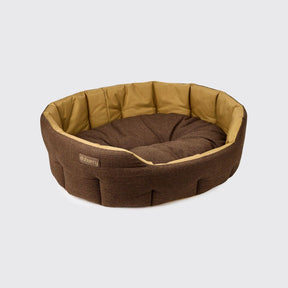 Dubarry Buster Tweed Dog Bed in Mocha