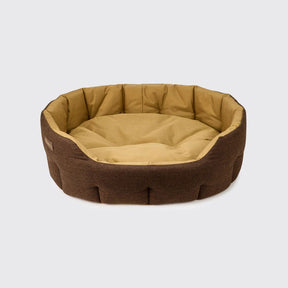 Dubarry Buster Tweed Dog Bed in Mocha