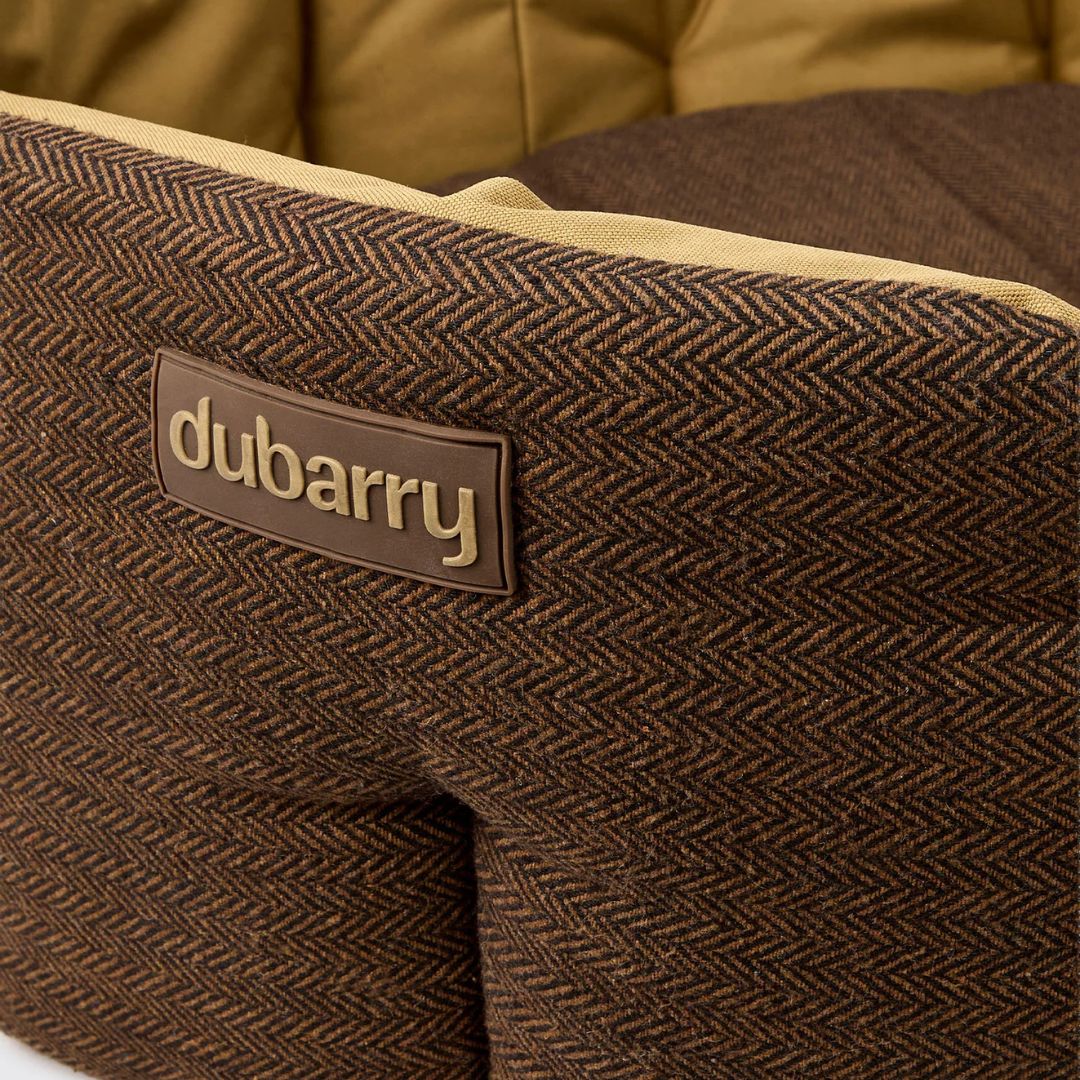Dubarry Buster Tweed Dog Bed in Mocha