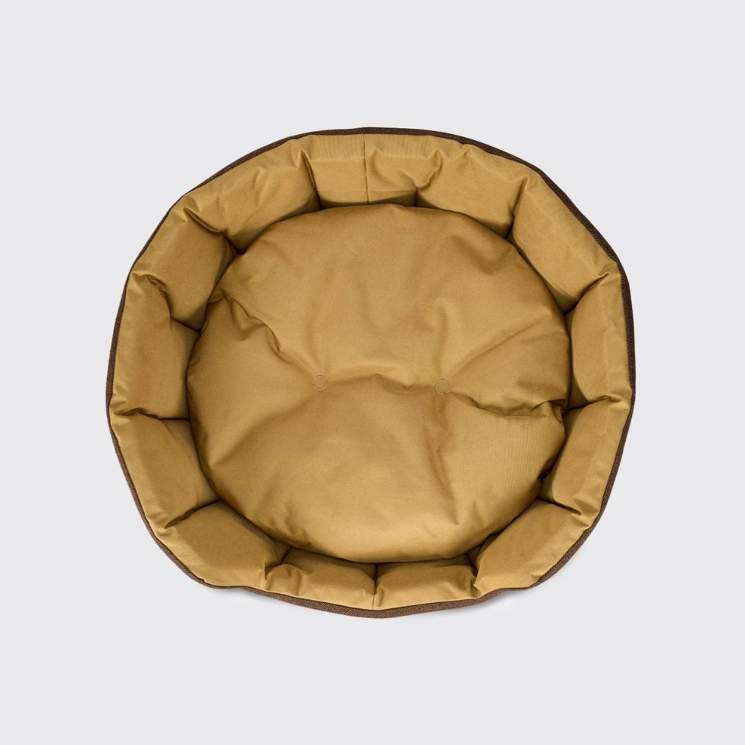 Dubarry Buster Tweed Dog Bed in Mocha