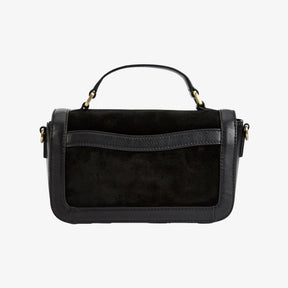 Dubarry Eadestown Structured Suede and Leather Handbag in Black