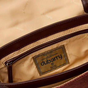 Dubarry Eadestown Structured Suede and Leather Handbag in Cedar