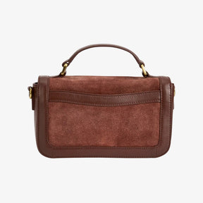 Dubarry Eadestown Structured Suede and Leather Handbag in Cedar