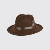 Dubarry Gallagher Felt Fedora Hat in Bourbon