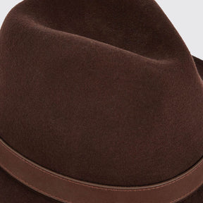 Dubarry Gallagher Felt Fedora Hat in Bourbon