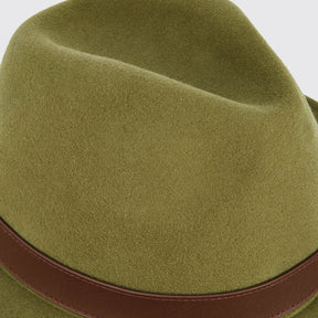 Dubarry Gallagher Felt Fedora Hat in Olive