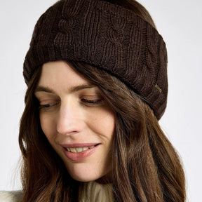Dubarry Gleeson Cable Knit Headband in Elk