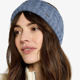Dubarry Gleeson Cable Knit Headband in Indigo