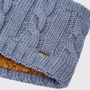 Dubarry Gleeson Cable Knit Headband in Indigo