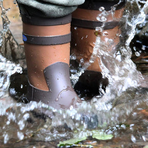 Dubarry Kid's Splash Wellington Boots in Walnut