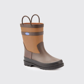 Dubarry Kid's Splash Wellington Boots in Walnut
