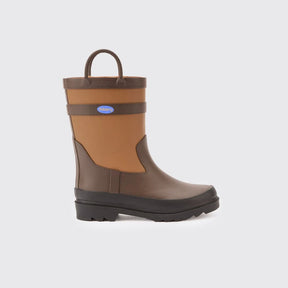 Dubarry Kid's Splash Wellington Boots in Walnut