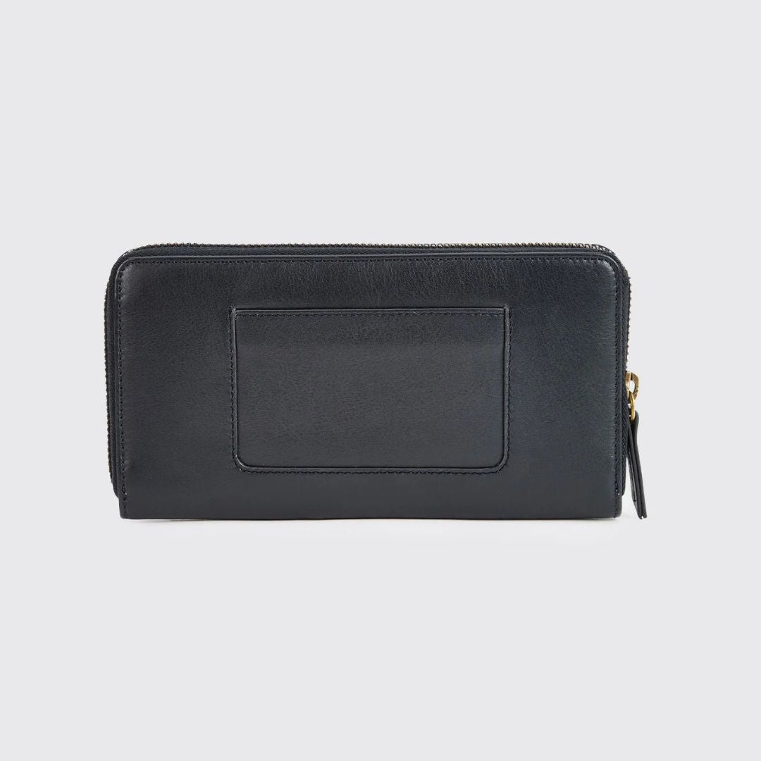 Dubarry Killucan Leather Wallet in Navy