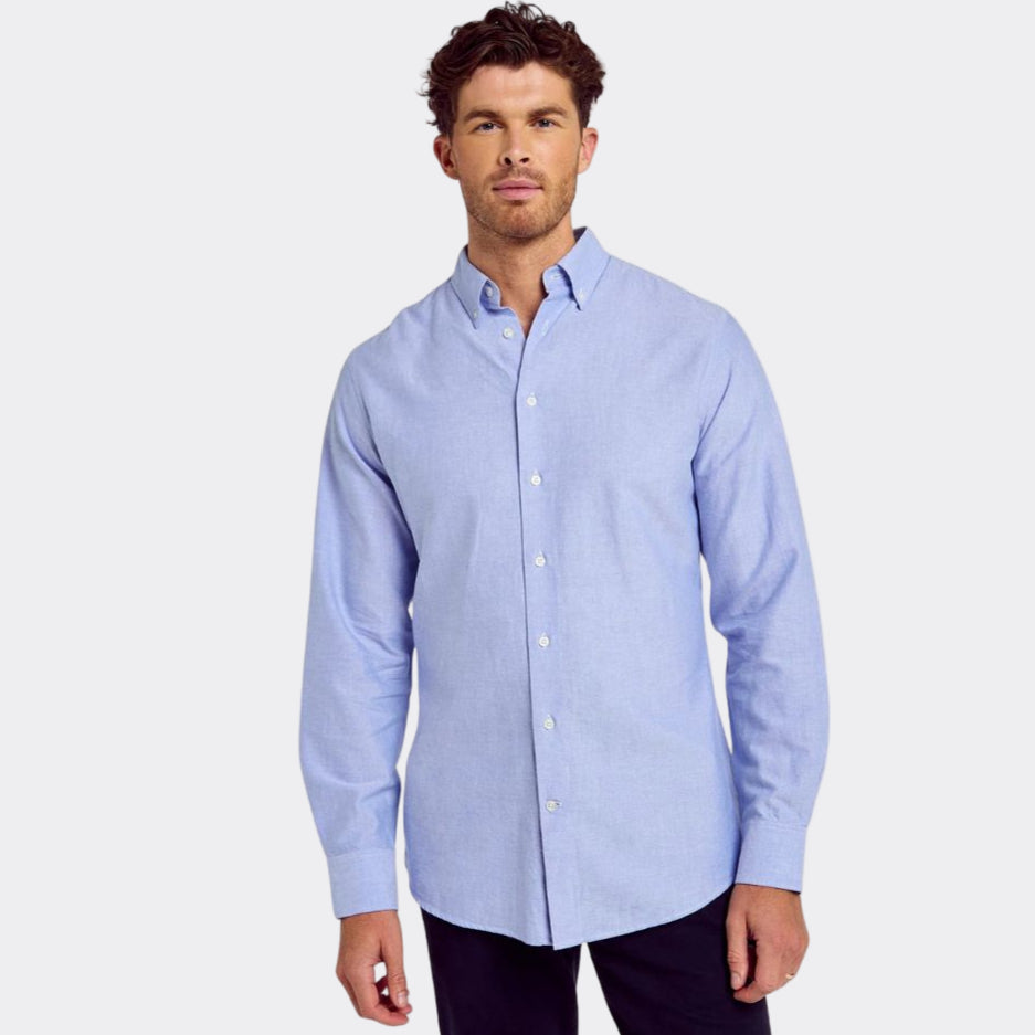 Dubarry Men's Clontarf Oxford Shirt in Pale Blue