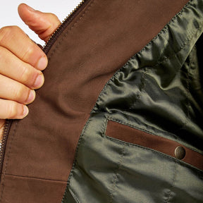 Dubarry Men's Dunhill Leather Gilet in Walnut