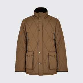 Dubarry Men's Farmley Quilted Jacket in Bronze