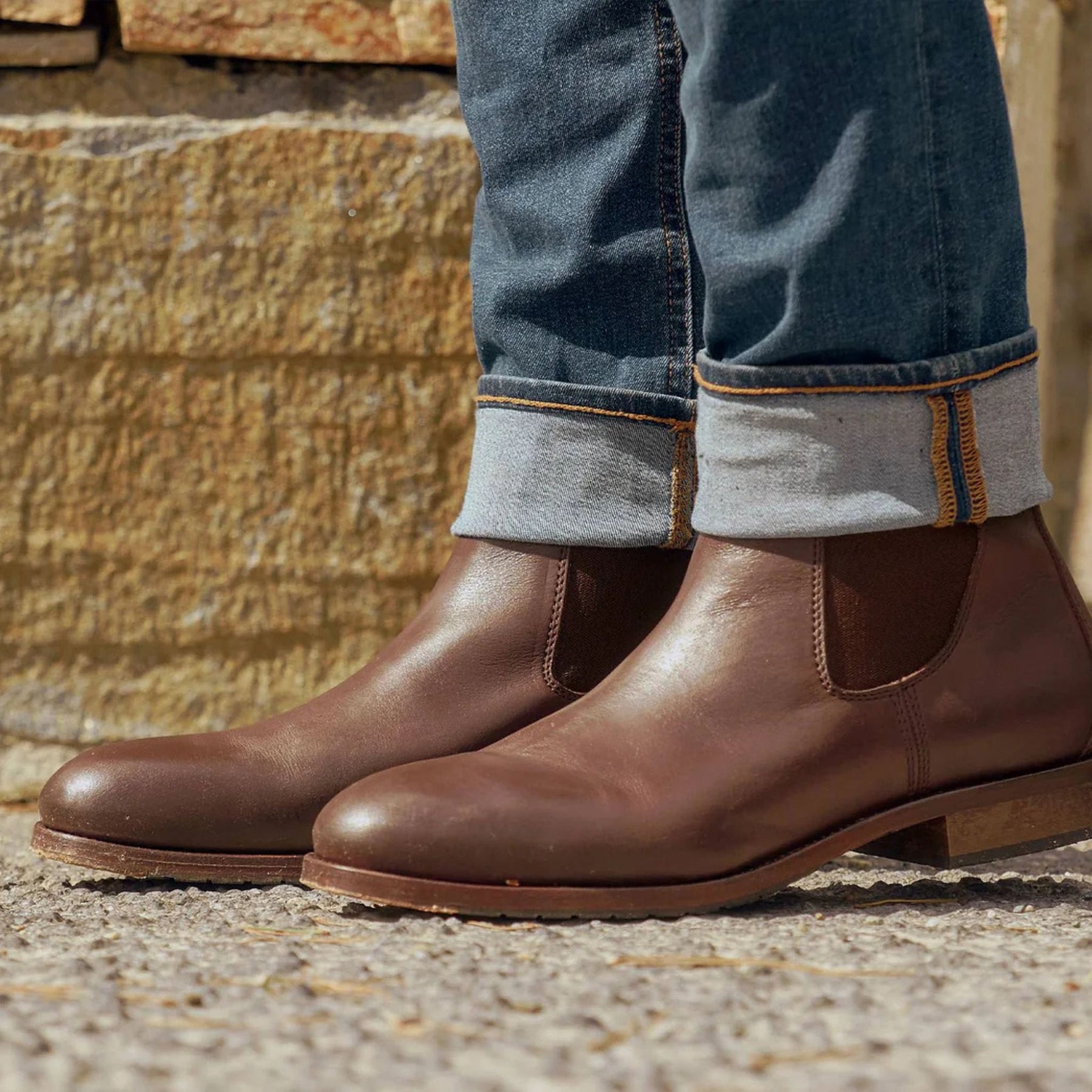 Dubarry Men's Kerry Leather Soled Boot in Mahogany