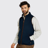Dubarry Men's Lifford Fleece Gilet in Navy