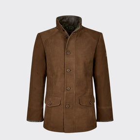 Dubarry Men's Moore Leather Jacket in Walnut