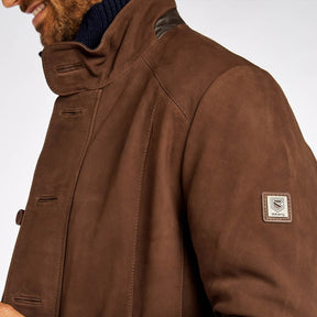 Dubarry Men's Moore Leather Jacket in Walnut