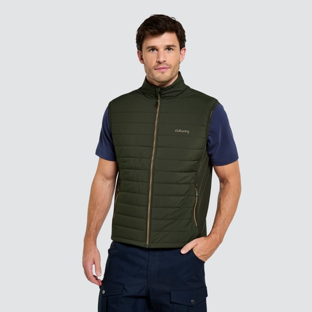 Dubarry Men's Solent Gilet in Olive