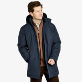 Dubarry Men's Swiftsheath Parka Jacket in Navy