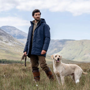 Dubarry Men's Swiftsheath Parka Jacket in Navy