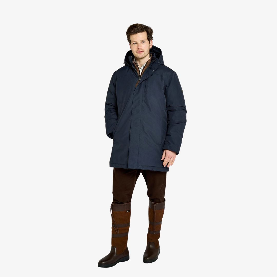 Dubarry Men's Swiftsheath Parka Jacket in Navy