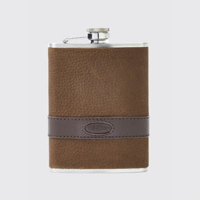 Dubarry Rugby Hip Flask in Walnut