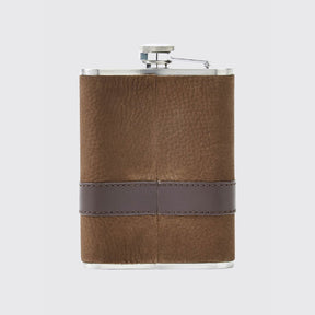 Dubarry Rugby Hip Flask in Walnut