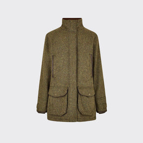 Dubarry Women's Ballynahinch Tweed Shooting Jacket in Heath