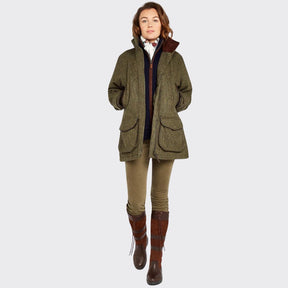 Dubarry Women s Ballynahinch Tweed Shooting Jacket in Heath