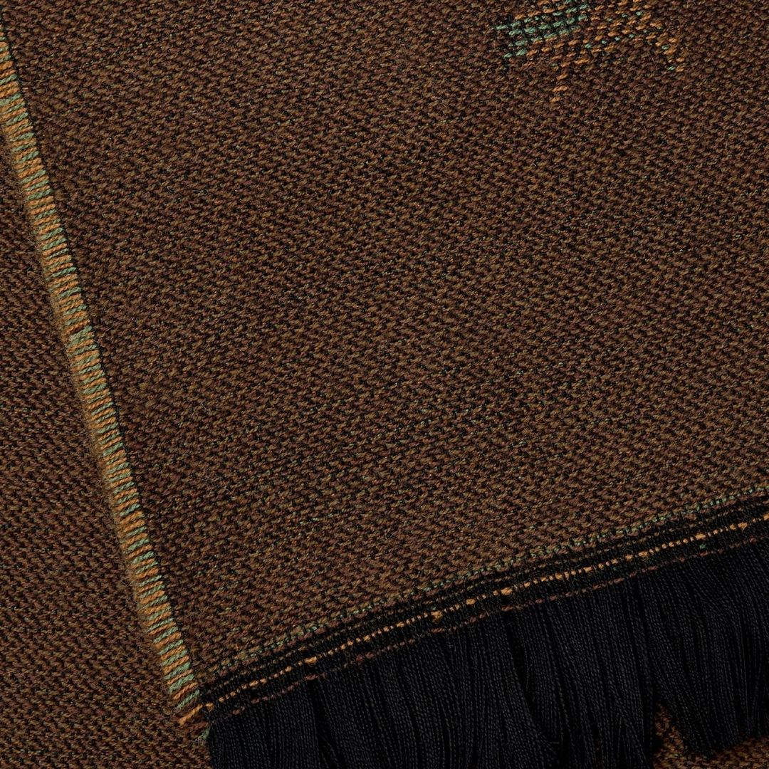 Dubarry Women's Birchdale Pheasant Wool Scarf in Bourbon