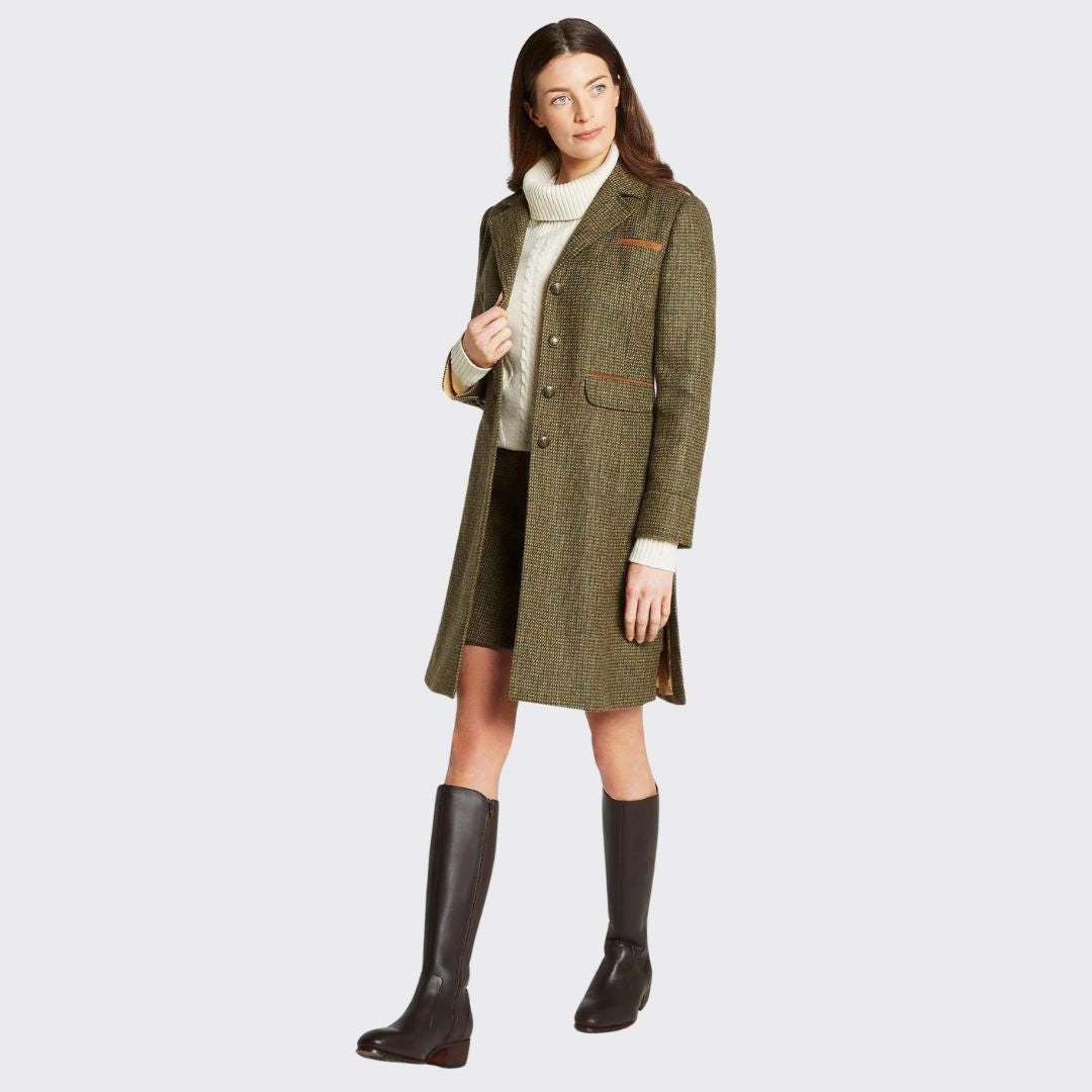 Dubarry Women's Blackthorn Tweed Jacket in Heath