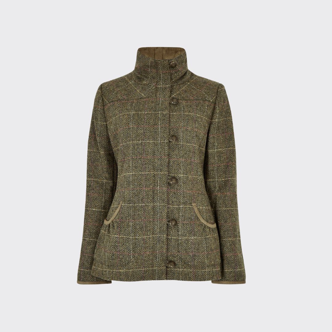 Dubarry Women's Bracken Tweed Jacket in Thistle